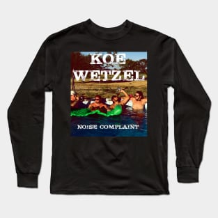 Funny Man Together Koe Wetzel Awesome For Music Fans Long Sleeve T-Shirt